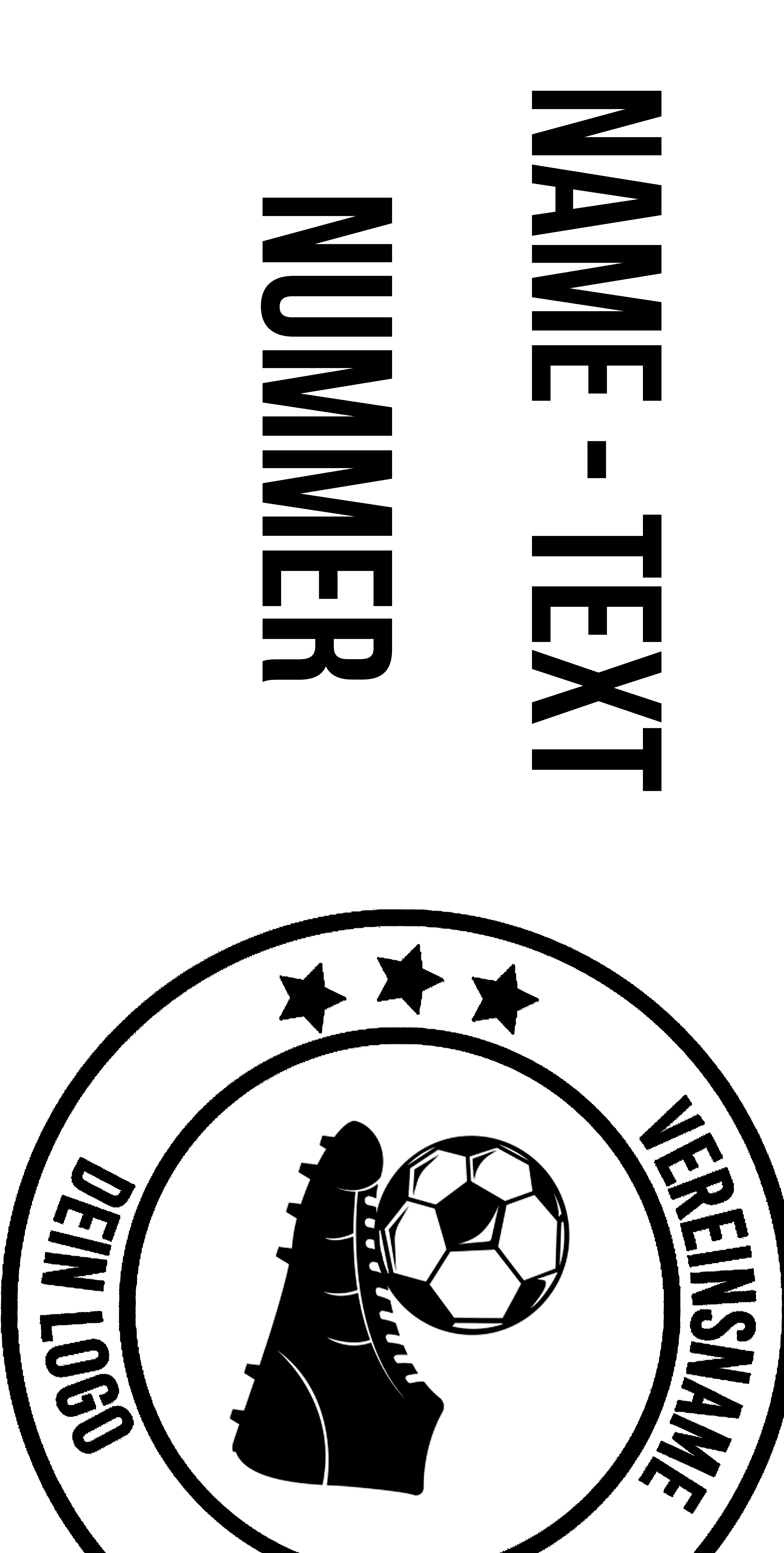 Fotohandtuch Frottehandtuch Design "Abseits" Weiß
